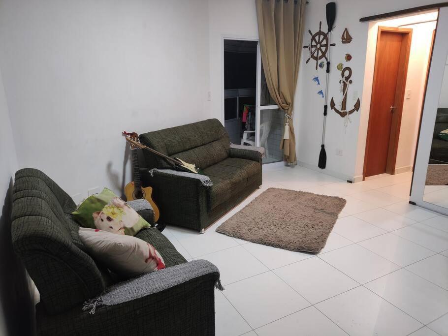 Apartamento 2 Dormitorios E Sacada Gourmet Frente Ao Mar برايا جراندي المظهر الخارجي الصورة